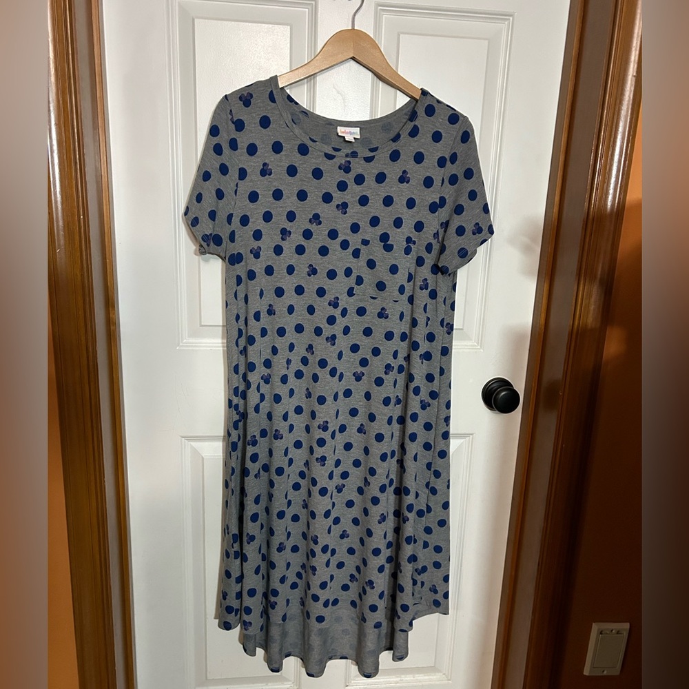Lularoe Rare Disney collection Minnie Mouse Carly size Large